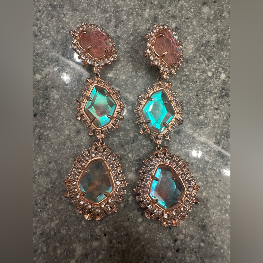 Kendra Scott Statement Clip on Earrings